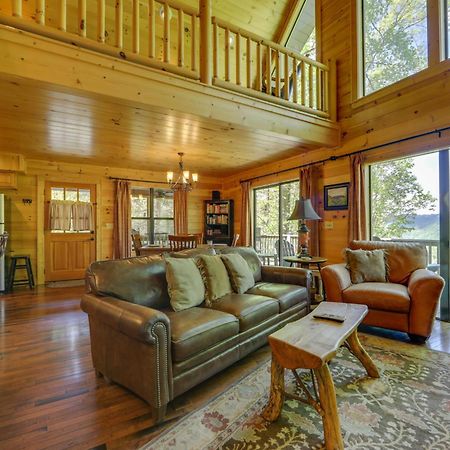Bryson City Cabin With Hot Tub And Mountain Views! Екстер'єр фото